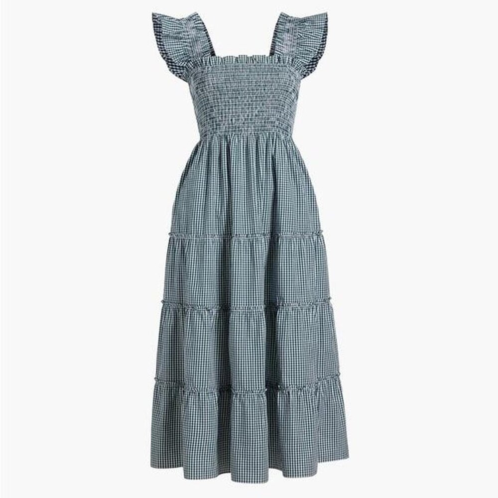 Hill House Green Gingham Ellie Nap Dress